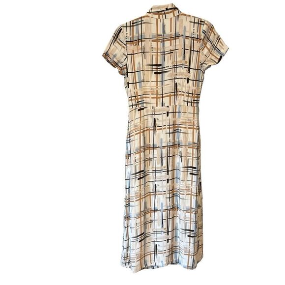 Aritzia Wilfred Babaton Carter Plaid Midi ShirtDress Dress (No belt) - Picture 6 of 8